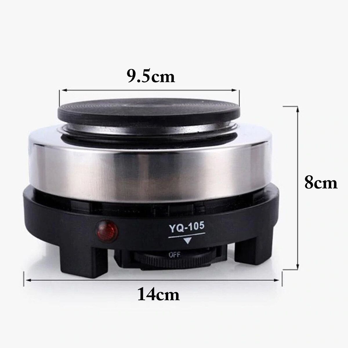 500W Electric Heating Plate Furnace Cooking Coffee Heater Electric Stove Home Kitchen