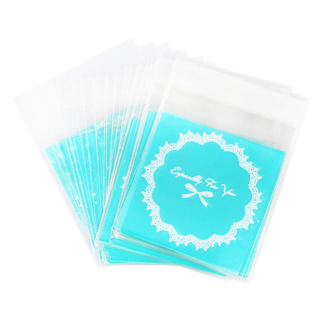 50pcs 10x10cm Cookie packaging lace candy