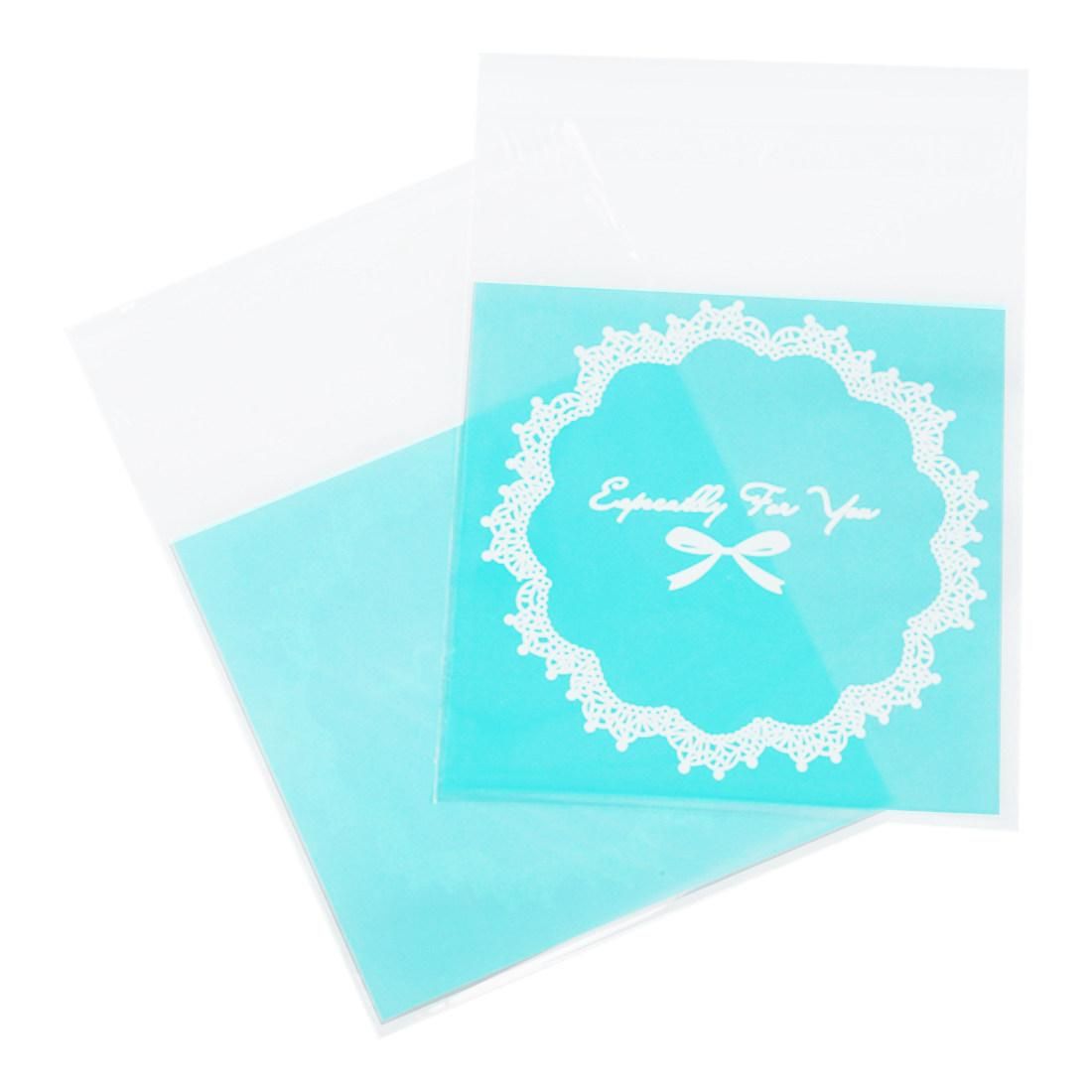 50pcs 10x10cm Cookie packaging lace candy