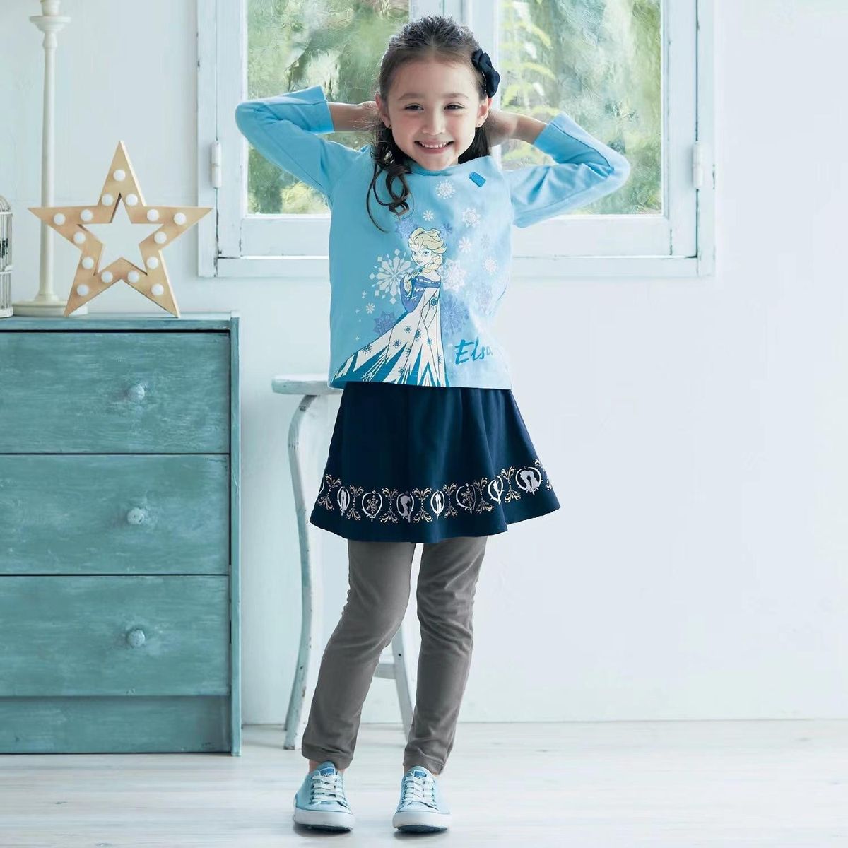 23 New Boys And Girls Baby Dsn Cartoon Printed Long-Sleeved Round-Neck Comfortable 5 Color