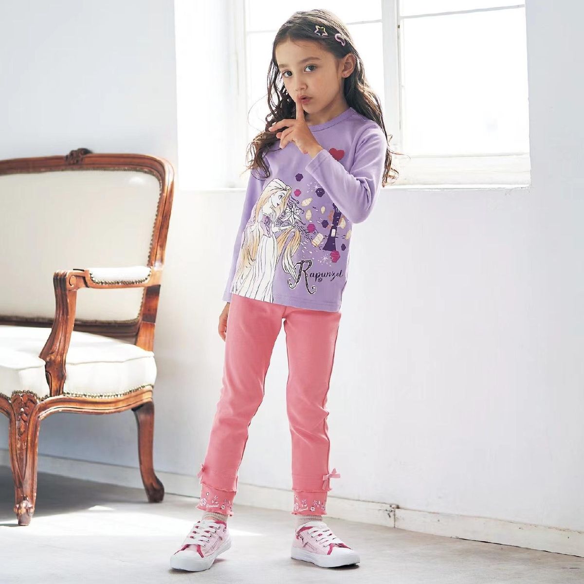 23 New Boys And Girls Baby Dsn Cartoon Printed Long-Sleeved Round-Neck Comfortable 5 Color