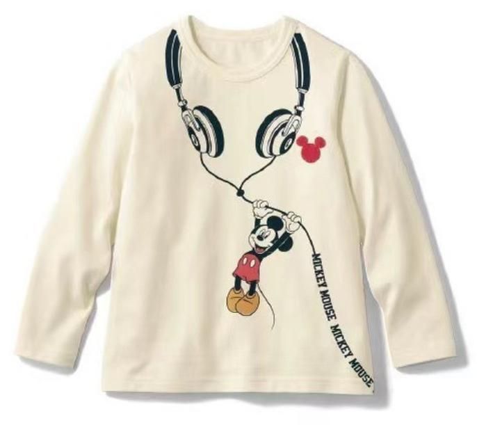 23 New Boys And Girls Baby Dsn Cartoon Printed Long-Sleeved Round-Neck Comfortable 5 Color