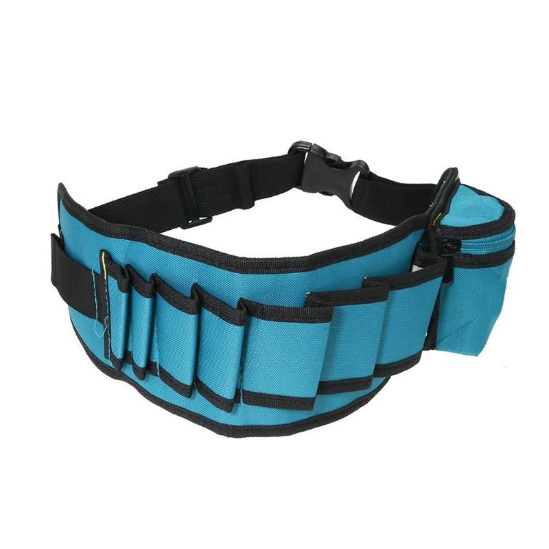 Tool Pockets Utility Tool Men Pouch Multi-Pockets Bag Pack Carpenter Bag Pouch Rig Belt Electrician Holder Tool Hammer Waist