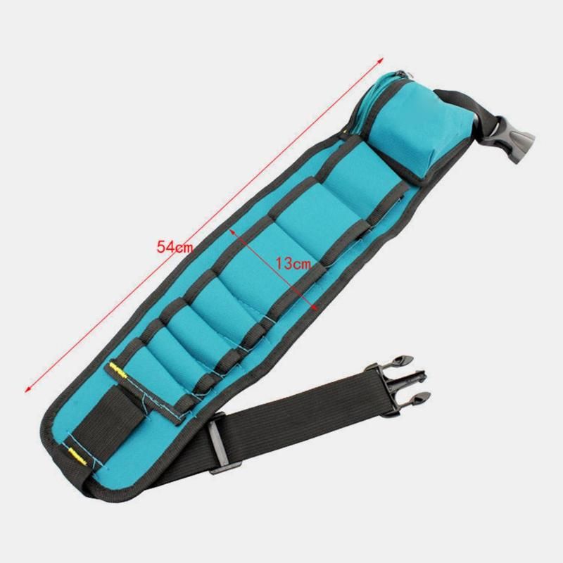Tool Pockets Utility Tool Men Pouch Multi-Pockets Bag Pack Carpenter Bag Pouch Rig Belt Electrician Holder Tool Hammer Waist