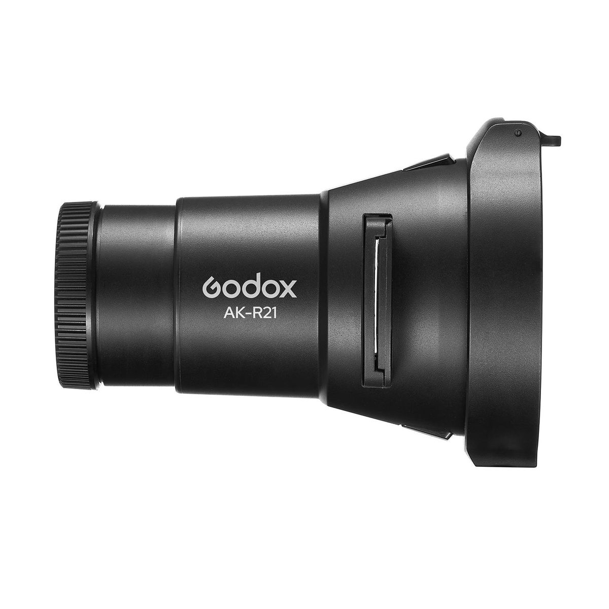Godox AK-R21 Camera Flash Projector Set with 65mm Projection Lens + Mounting Adapter for Round Head Flash + Slide Box + 2pcs Slides + Storage Bag for Godox AD100/ AD100 Pro/ AD200/ AD200 Pro/ V1 Series Flashes