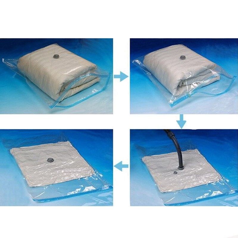 Vacuum Compression Storage Bags Quilt Clothes Space Saving