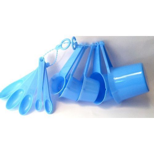 11 Pieces Measuring Cups And Spoons, Blue
