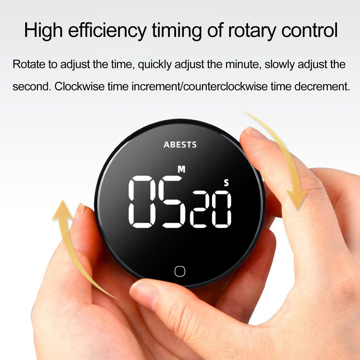 1 Set Countdown Reminder Function Countdown Black