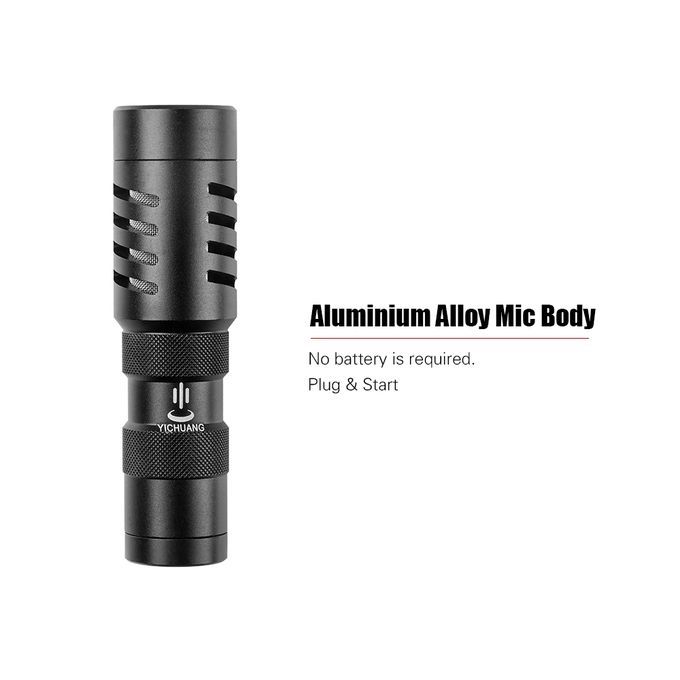 Mini Universal Cardioid On-Camera Microphone Mic With Hot