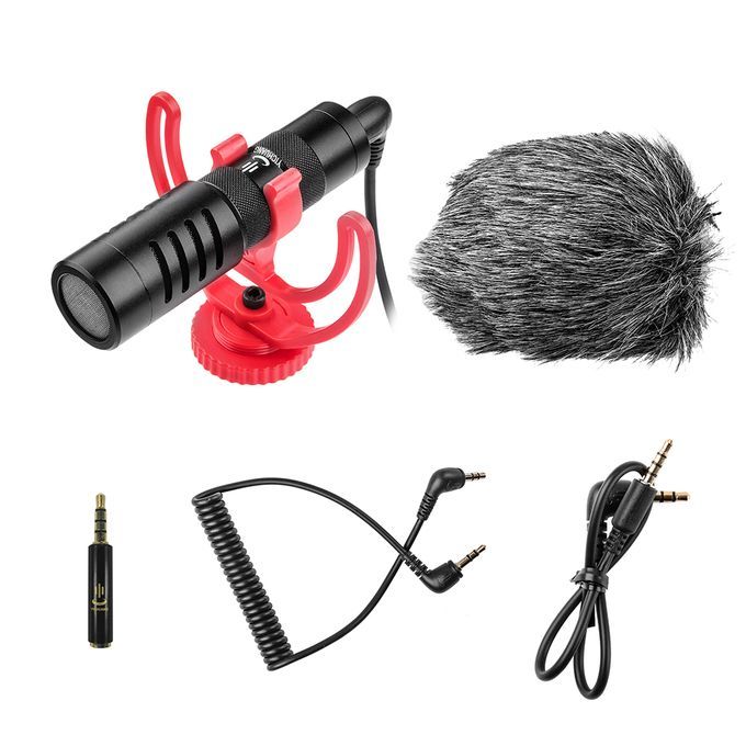 Mini Universal Cardioid On-Camera Microphone Mic With Hot