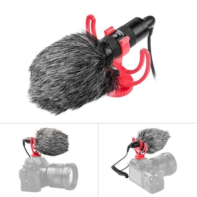 Mini Universal Cardioid On-Camera Microphone Mic With Hot