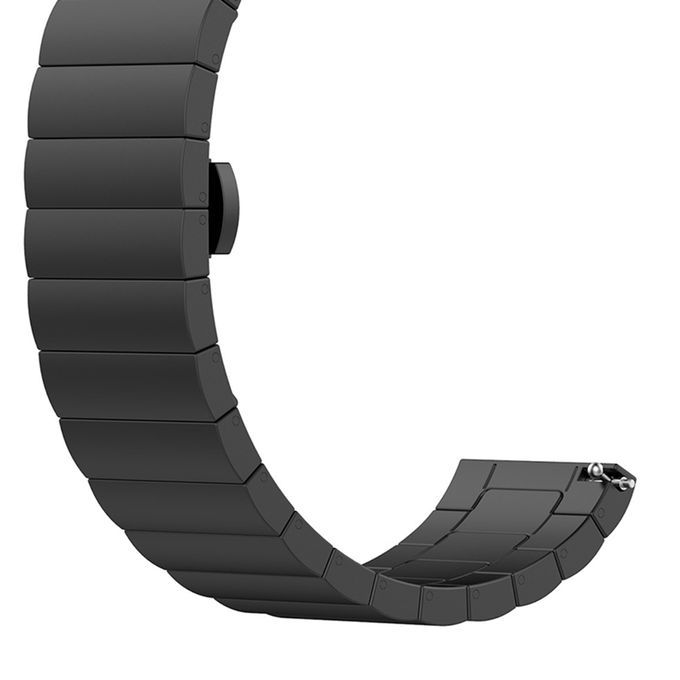 22mm Metal Bracelet Wrist Watch Band For Huawei Hornor Magic Black