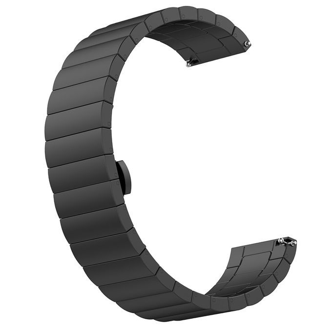 22mm Metal Bracelet Wrist Watch Band For Huawei Hornor Magic Black
