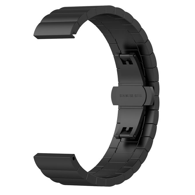 22mm Metal Bracelet Wrist Watch Band For Huawei Hornor Magic Black