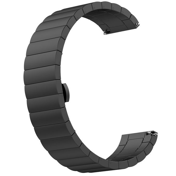 22mm Metal Bracelet Wrist Watch Band For Huawei Hornor Magic Black