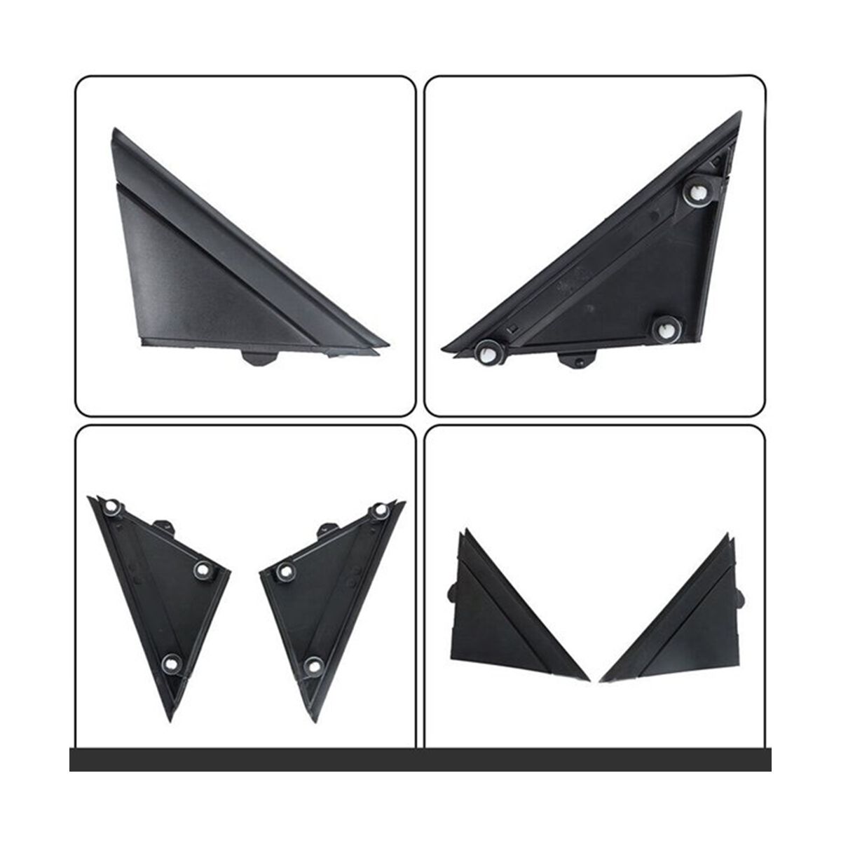 Left Rear View Mirror Triangle Mirror Decorative Plate 1SH17KX7AA for Fiat 500 2012-2019 Car Accessories