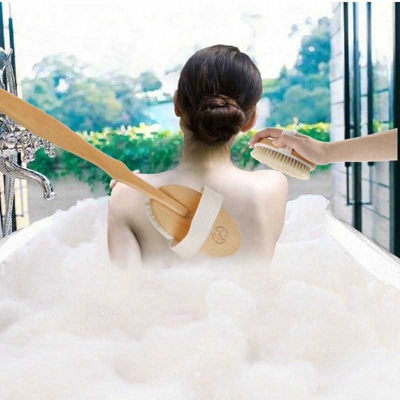 Bath Body Brush Back Scrubber Exfoliating Body Massager