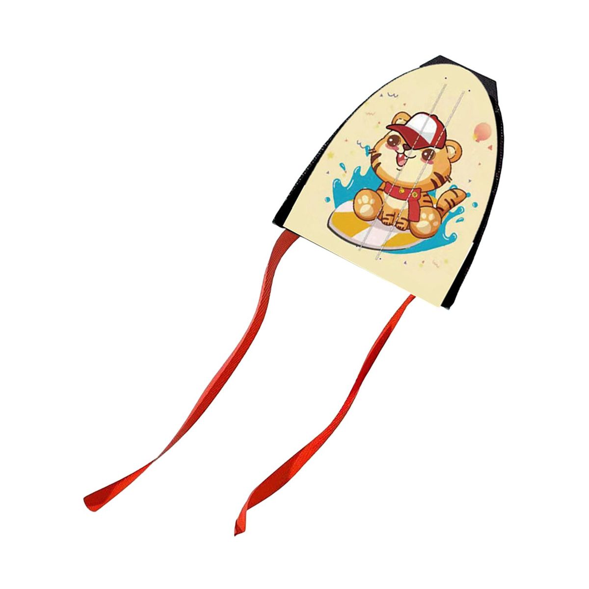 Thumb Ejection Kite Funny Small Novelty Easy To Fly Tiger
