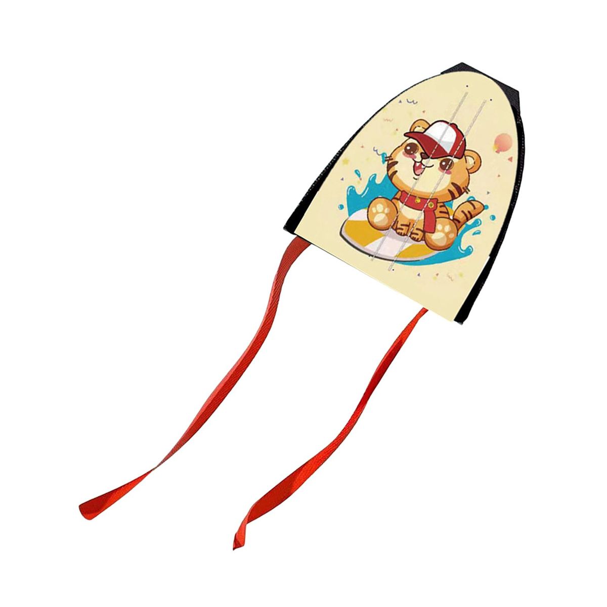 Thumb Ejection Kite Funny Small Novelty Easy To Fly Tiger