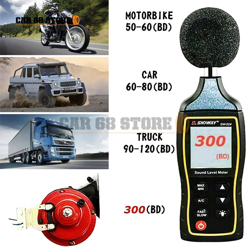 2 Pcs 300DB 12V Super Train Horn High Quality Waterproof