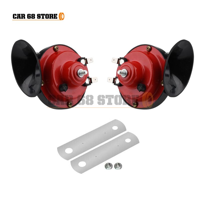 2 Pcs 300DB 12V Super Train Horn High Quality Waterproof