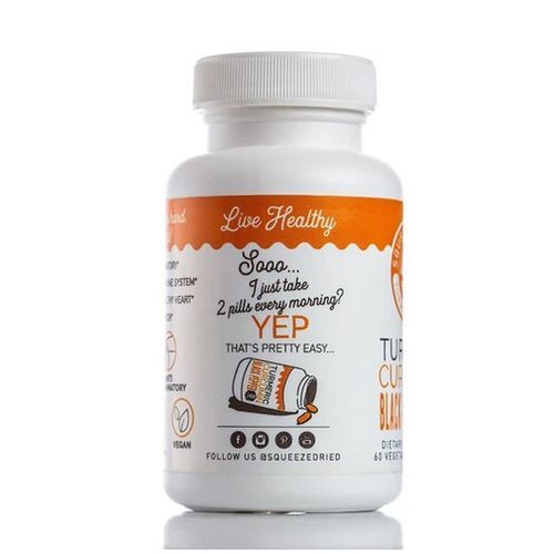 Turmeric Curcumin Black Pepper Pills - 60 Count
