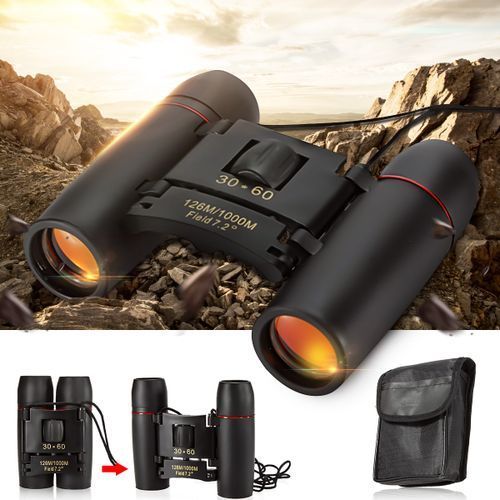 30X60 Portable Telescope Double Tube Large Eyepiece