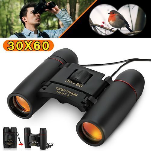 30X60 Portable Telescope Double Tube Large Eyepiece