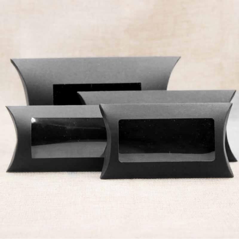 10Pcs Pillow Shape Wedding Party Favor Gift Paper-White