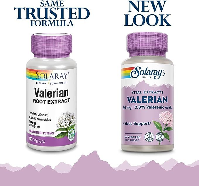 Valerian Root Extract 50 Mg Relaxation Support Healthy Sleep