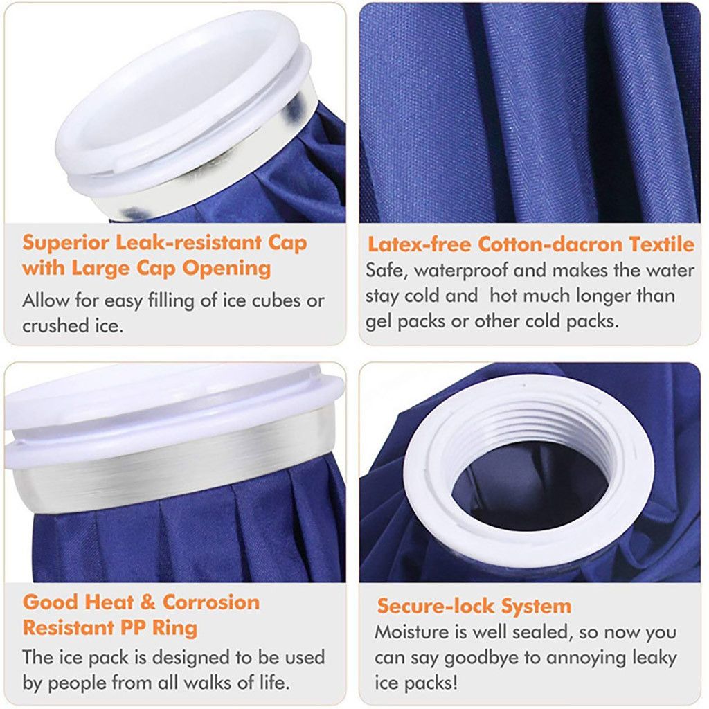 Knee Protector Brace Ice Bag Pack Wrap Suppor Pain Relief
