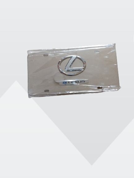 Stainless Steel License Plate For Lexus
