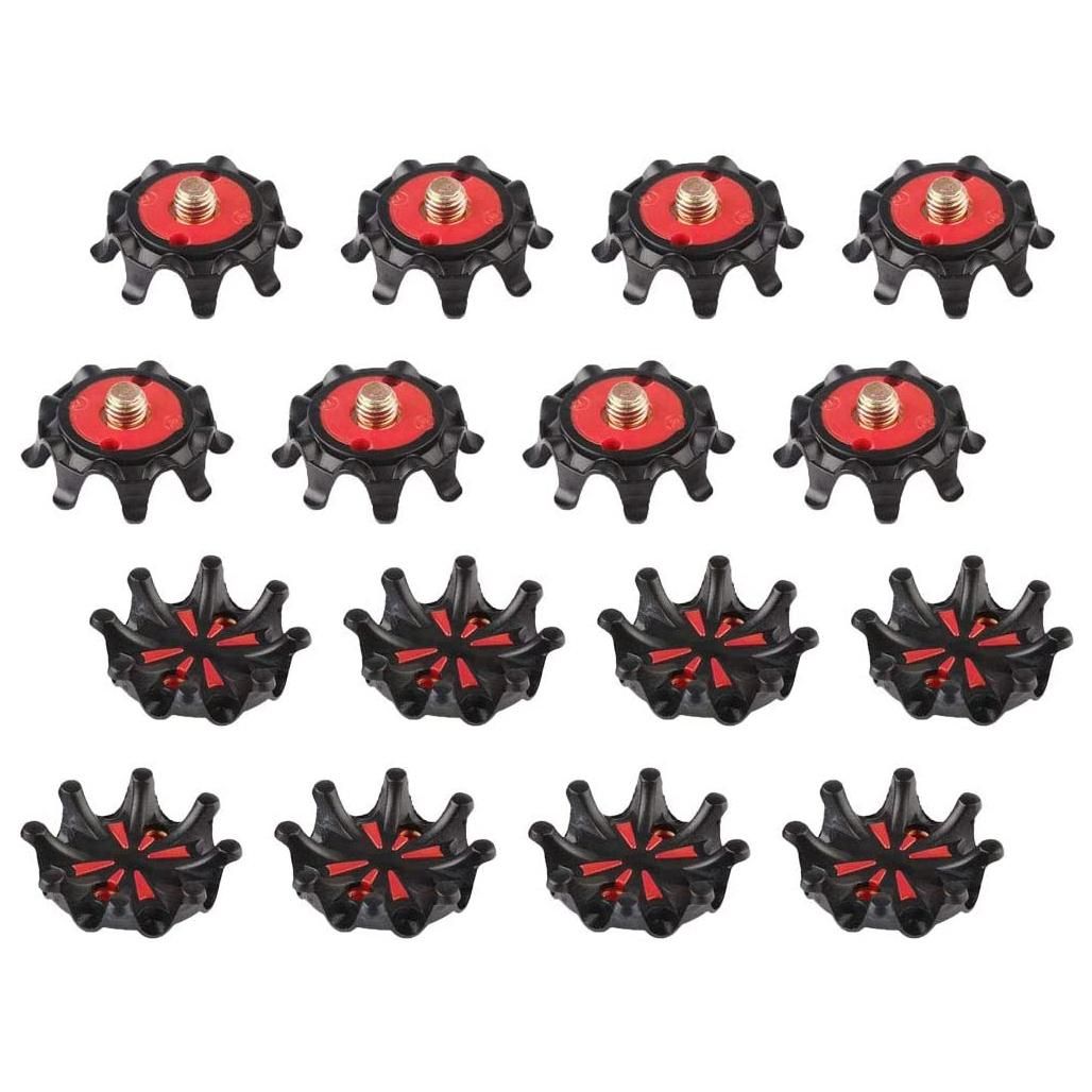 16Pcs Outdoor Golf Shoe Spikes Screw Soft Rubber for Golf