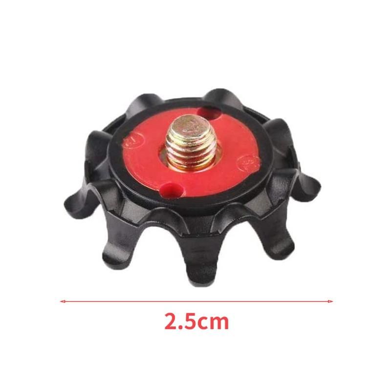 16Pcs Outdoor Golf Shoe Spikes Screw Soft Rubber for Golf