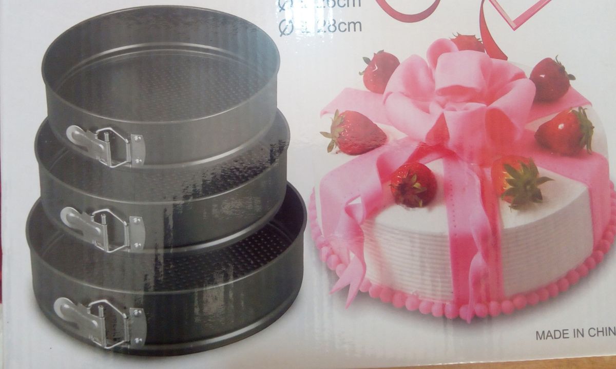 Springform Pan Cake Baking Mold / Pan Cake Pan Set 3 Pieces