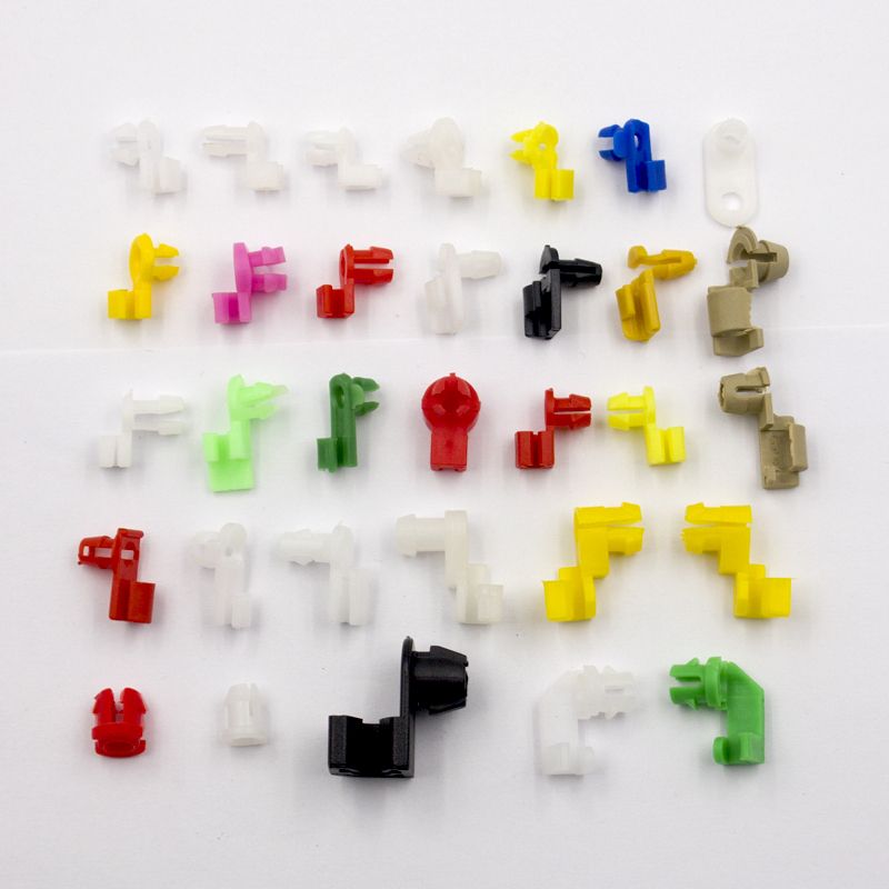 Mixed 50 Pcs Car Wire Clips Fixed Door Lock Rod Cl