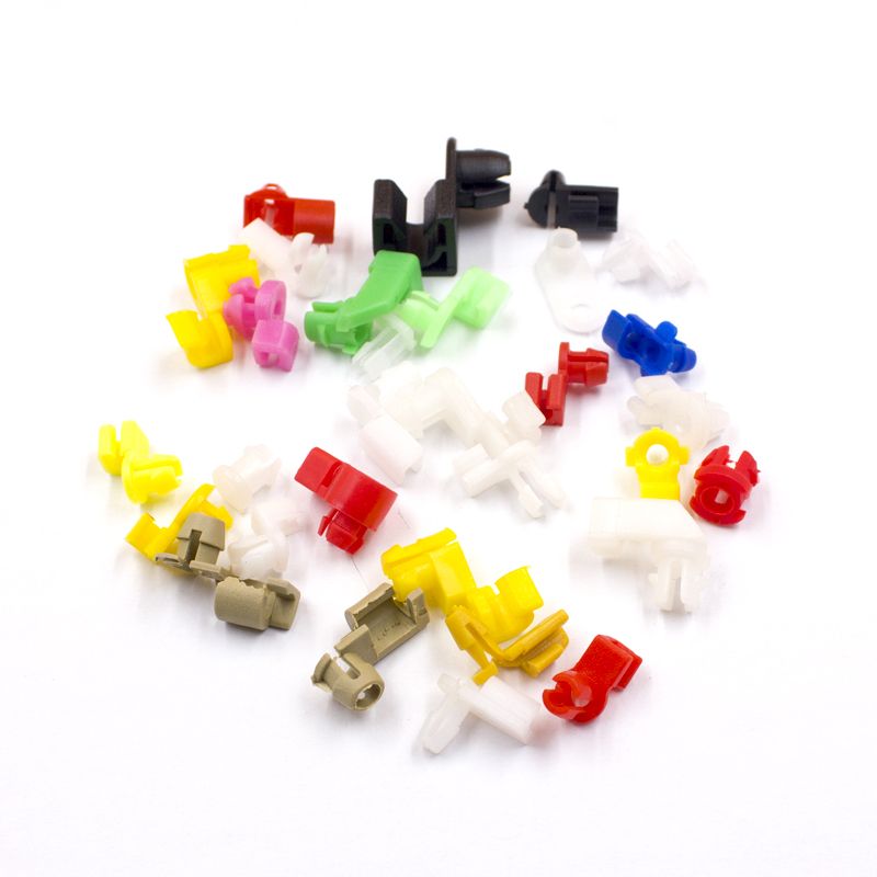 Mixed 50 Pcs Car Wire Clips Fixed Door Lock Rod Cl