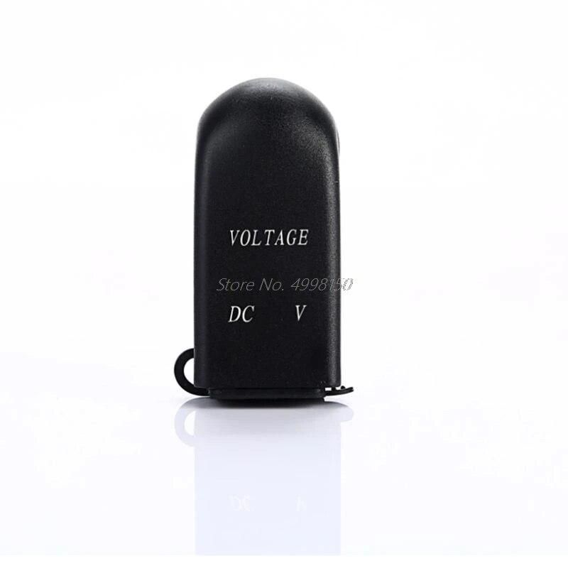 Waterproof Dual USB Charger Power Adapter LED Voltmeter DIN Plug Socket for BMW Triumph Hella Motorcycle Dropship