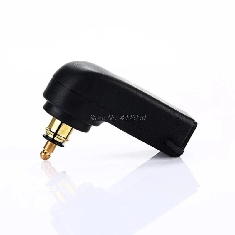 Waterproof Dual USB Charger Power Adapter LED Voltmeter DIN Plug Socket for BMW Triumph Hella Motorcycle Dropship