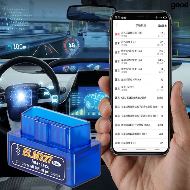 Obd2 Scanner Bluetooth V1.5 Car Diagnostic Tools F