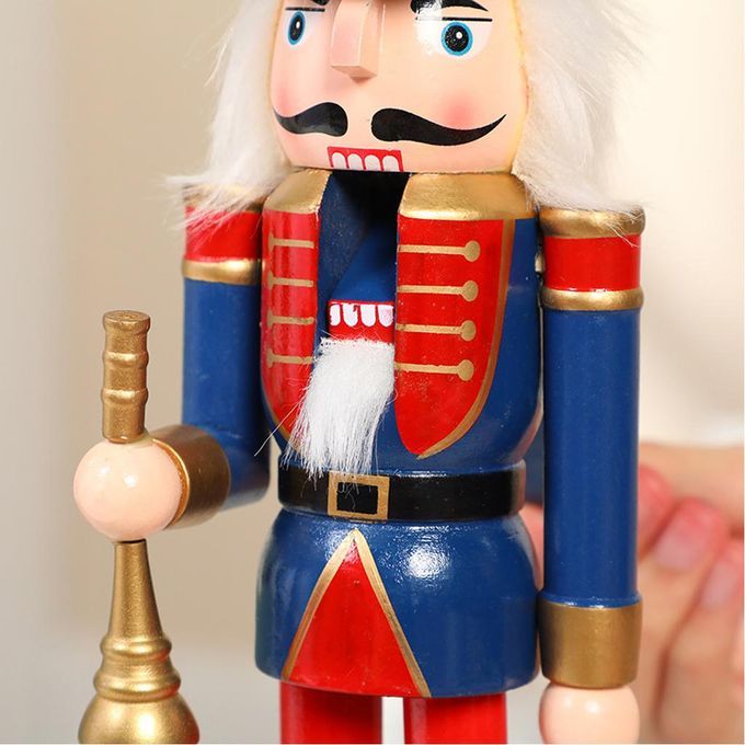 2 Pieces 12 Inch Soldier Swordsman Nutcracker Christmas Decor Home