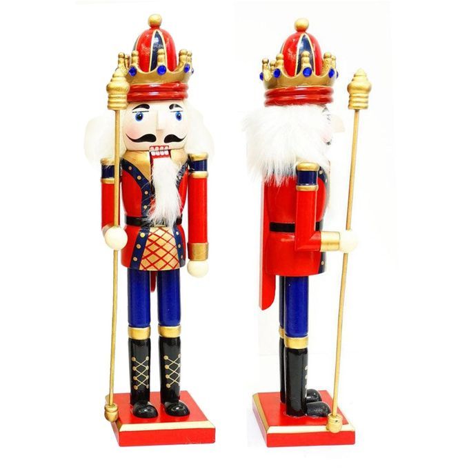 2 Pieces 12 Inch Soldier Swordsman Nutcracker Christmas Decor Home