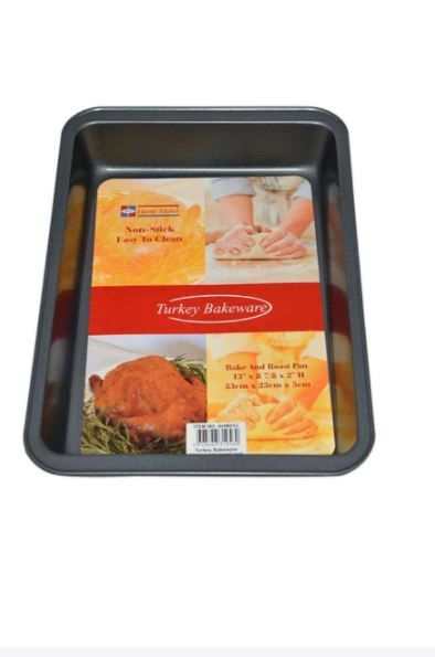 Oblong Cake Pan, Black