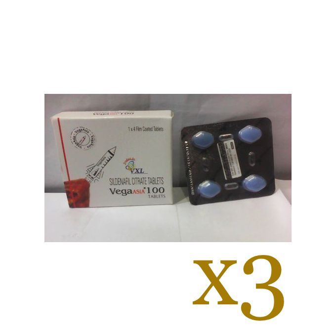 Vega 100 - {3 Pack}For Strong Erection And Multiple Rounds