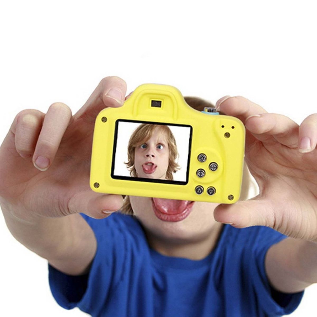 OR 5.0MP Kids Children Digital Camera 1.5 Inch LCD Screen Cute Design Mini-Blue