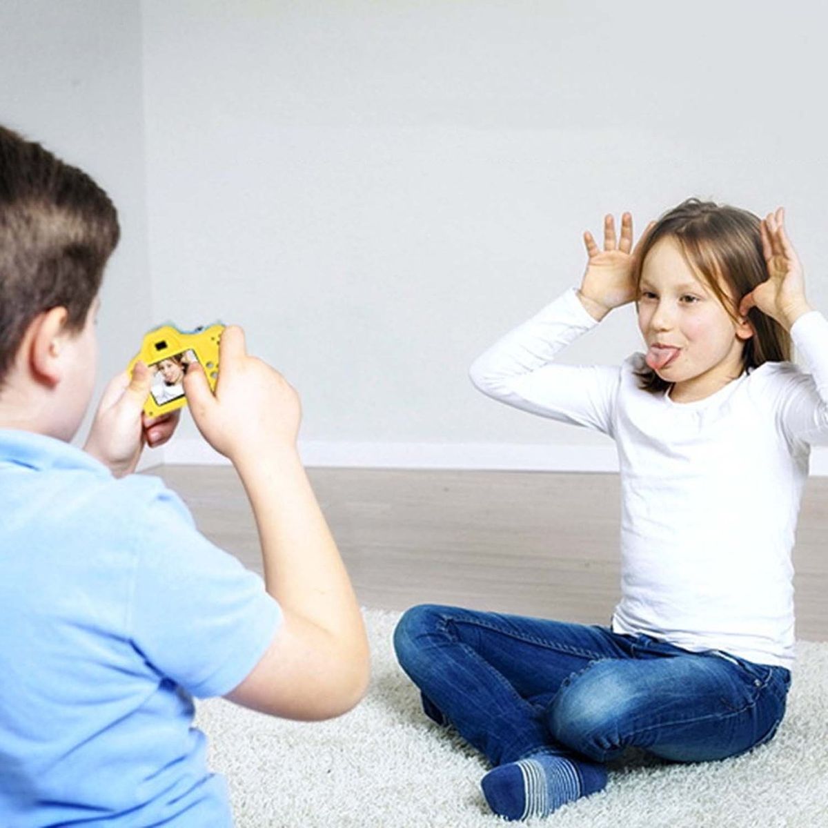 OR 5.0MP Kids Children Digital Camera 1.5 Inch LCD Screen Cute Design Mini-Blue