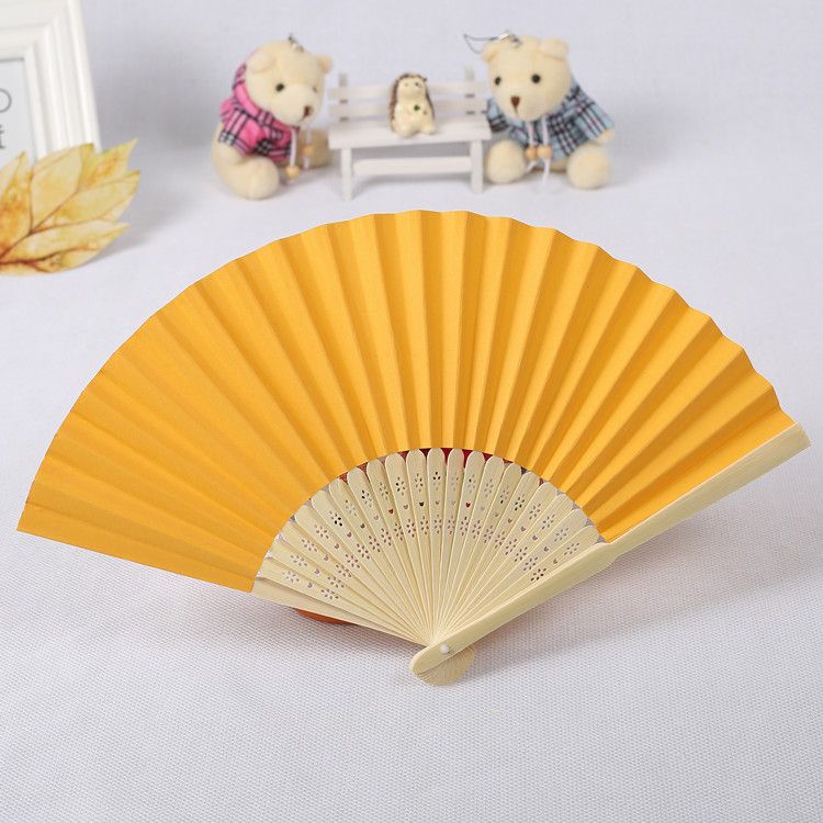 Fan Folding Hand Summer Dance Hand Girl Folding 6pcs Fan Bamboo For Gift Silk Ventilador Bamboo Fan Vintage Chinese Fan Style