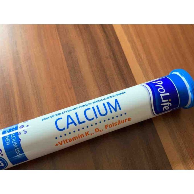 Effervescent Calcium + Vitamin K1, D3, Folic Acid