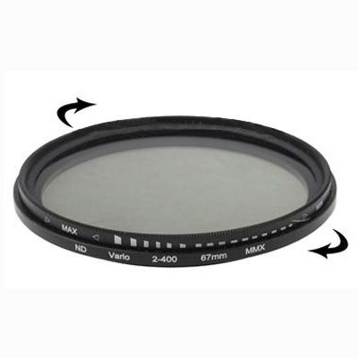 67mm ND Fader Neutral Density Adjustable Variable Filter ND 2 To ND 400 Filter