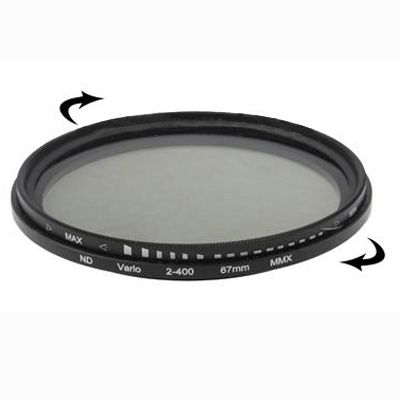 67mm ND Fader Neutral Density Adjustable Variable Filter ND 2 To ND 400 Filter